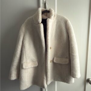 J. Crew Cream Teddy Jacket